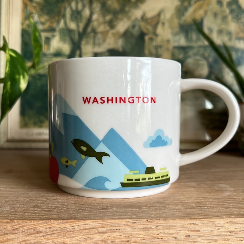 Starbucks You Are Here Washington State Mug